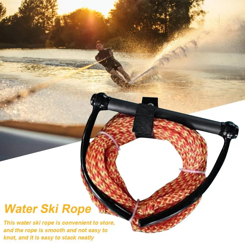 1Pcs 23m Water Ski Rope Safety Surfing Tow Line Leash Cord With Handle Grip For Wakeboard Kneeboard Surfing Watersports Rope