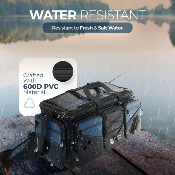 Fishing Tackle Bag – Salt Water Resistant , Waterproof Material