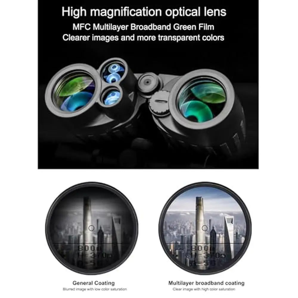40mm HD Waterproof Rangefinder Binoculars with Electronic Compass