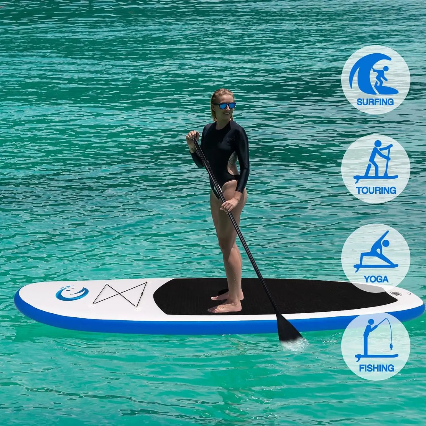 Stand Up Paddle Board Ultra-Light Inflatable with SUP Accessories All Skill Levels