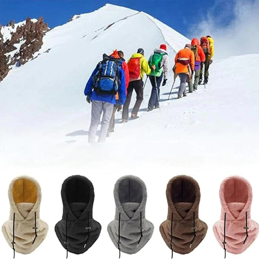 Winter Ski Windproof Cap Outdoor Cold / Padded Hood Mask Plush Warm Cap
