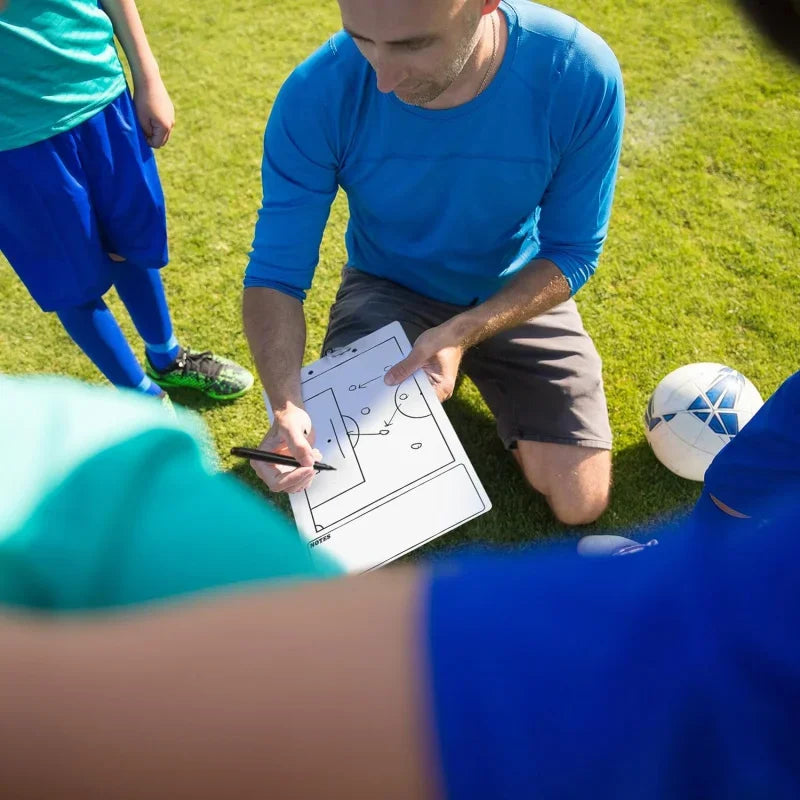 Dry Erase Clipboard, Coaches Double-Sided Marker