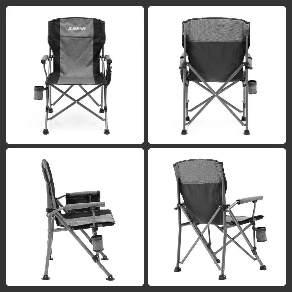 Camping Chair High Back Lawn Chair Heavy Duty