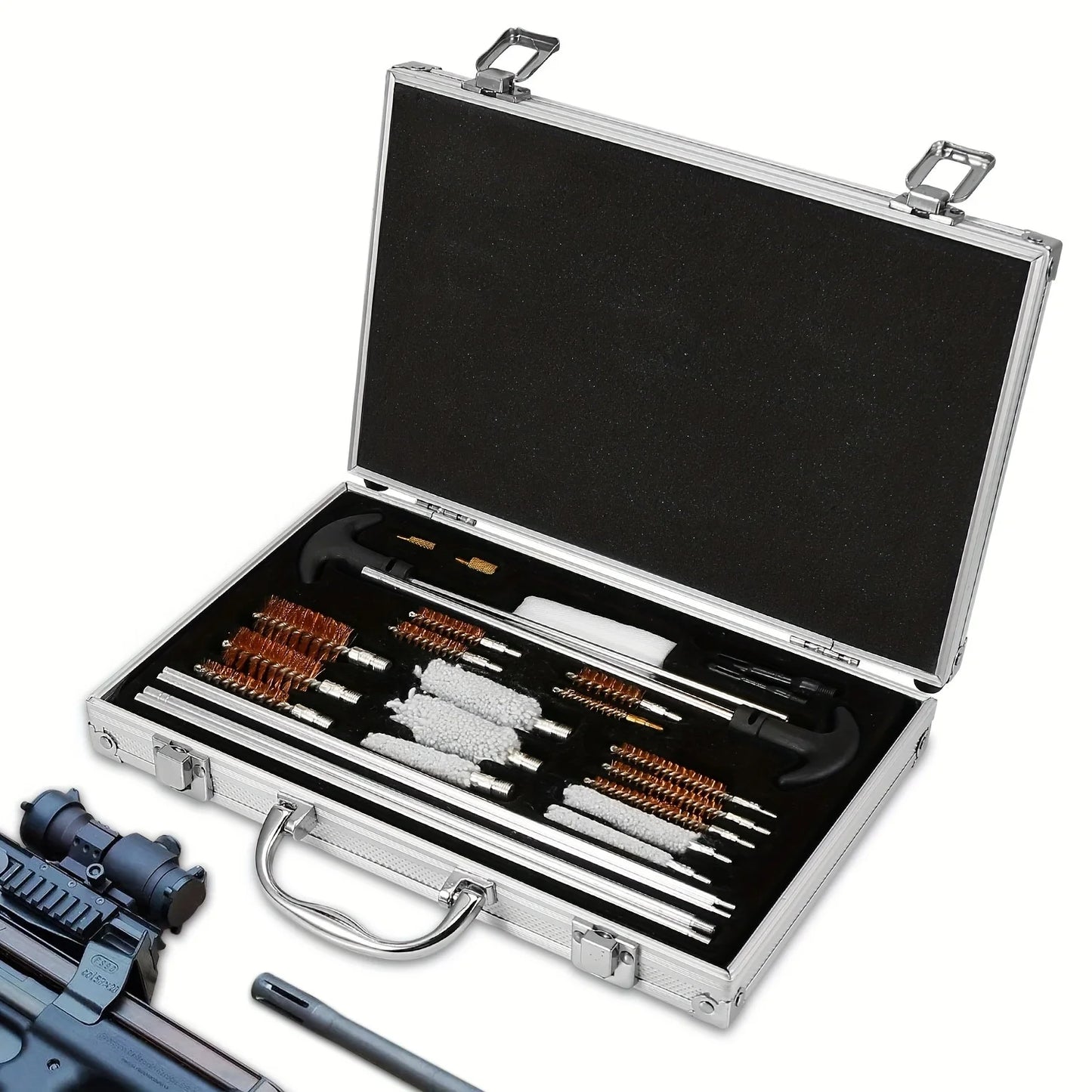 126Pcs Universal Gun Cleaning Kit Pistol Handgun