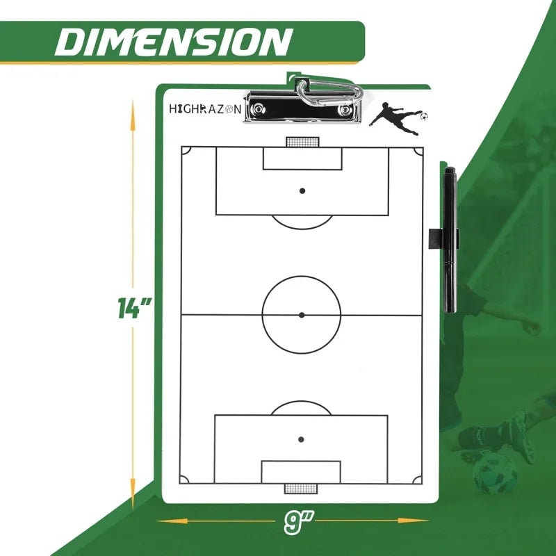 Dry Erase Clipboard, Coaches Double-Sided Marker