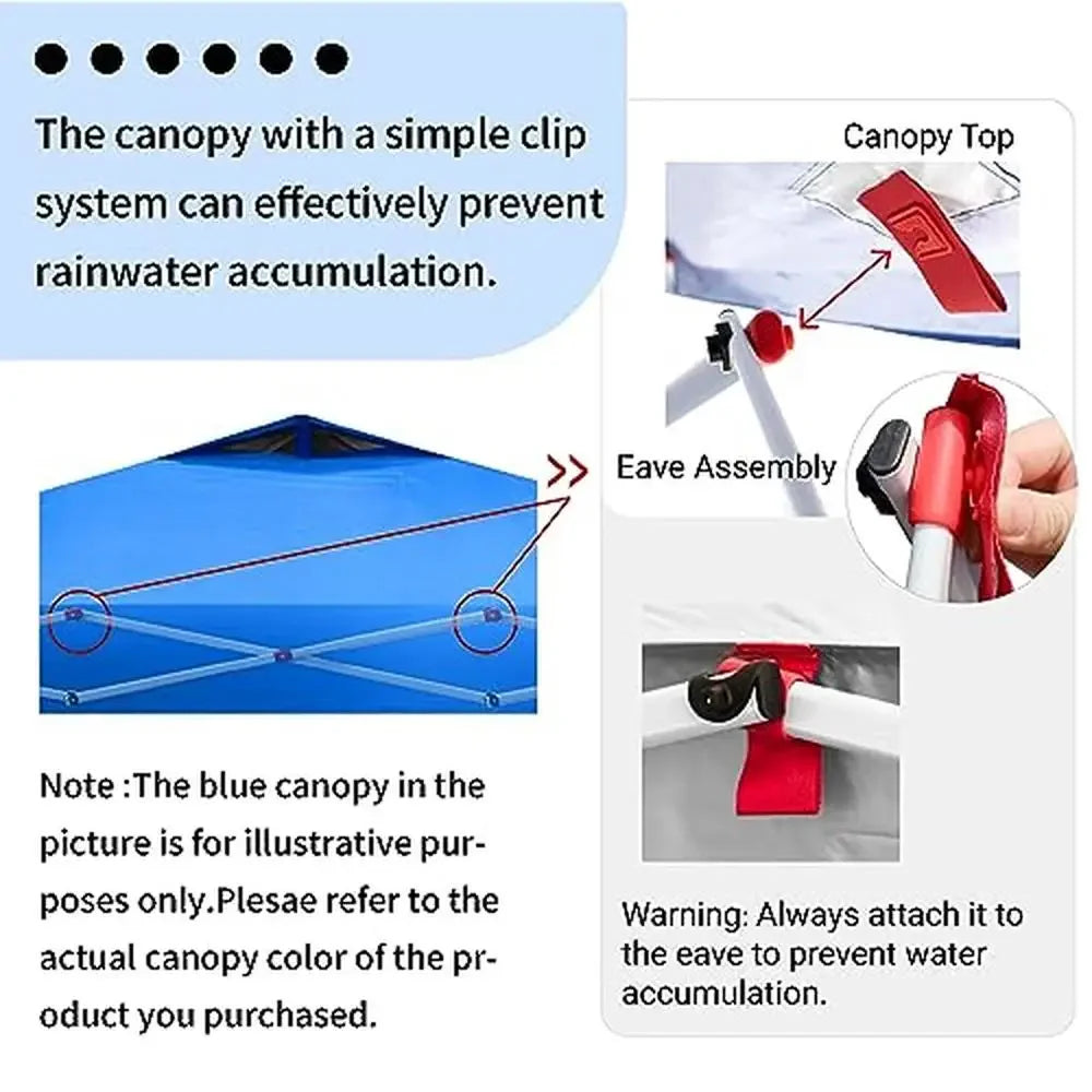 10x10 Pop Up Canopy Tent UV Protection Water Resistant