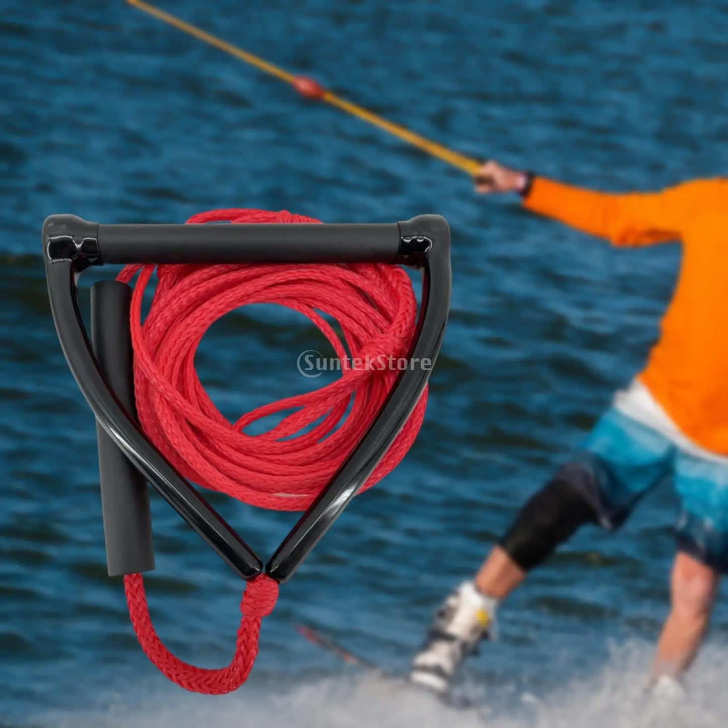 23m Water Ski Tow Rope Harness Handle with Grip