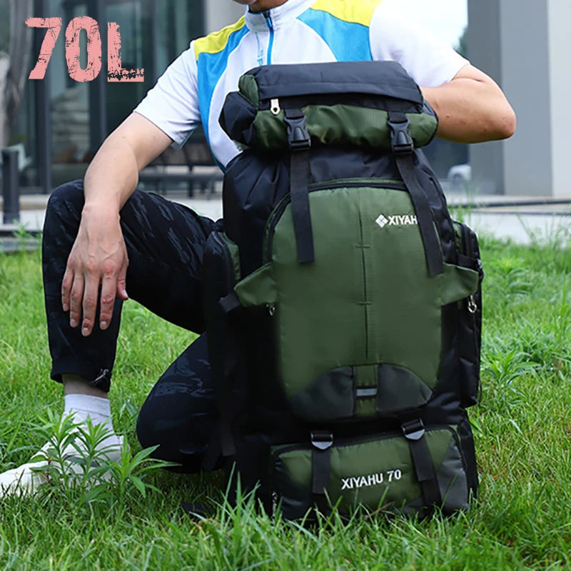 70L High Capacity Hiking Backpack Waterproof Bag