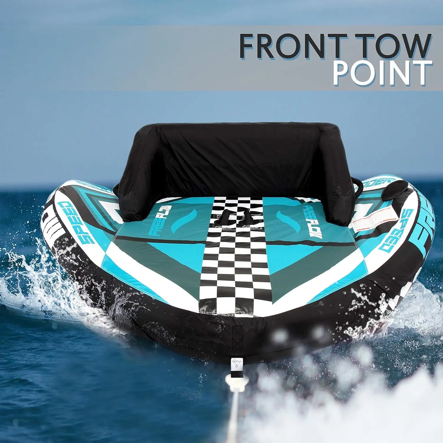 Heavy-Duty Inflatable Towable Tube - Tow Raft, Inflatable Pull Boats/Tub
