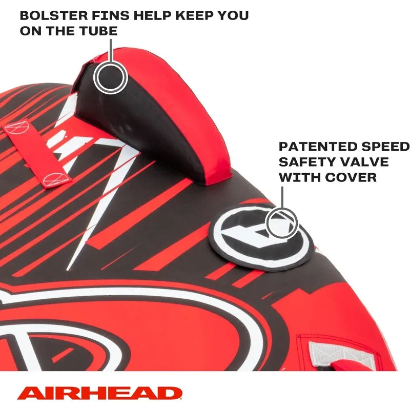 Towable 1-3 Rider Tube / Heavy Duty Full Nylon , EVA Foam Pads, and