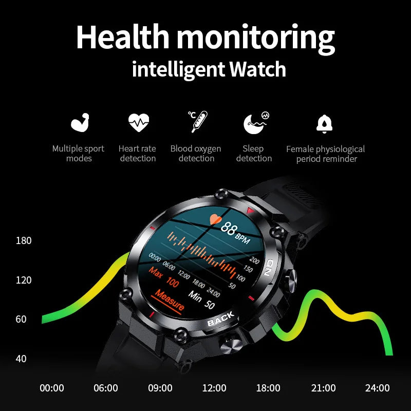 GPS Smart Watch / Sport Fitness / Health Monitor / Android IOS