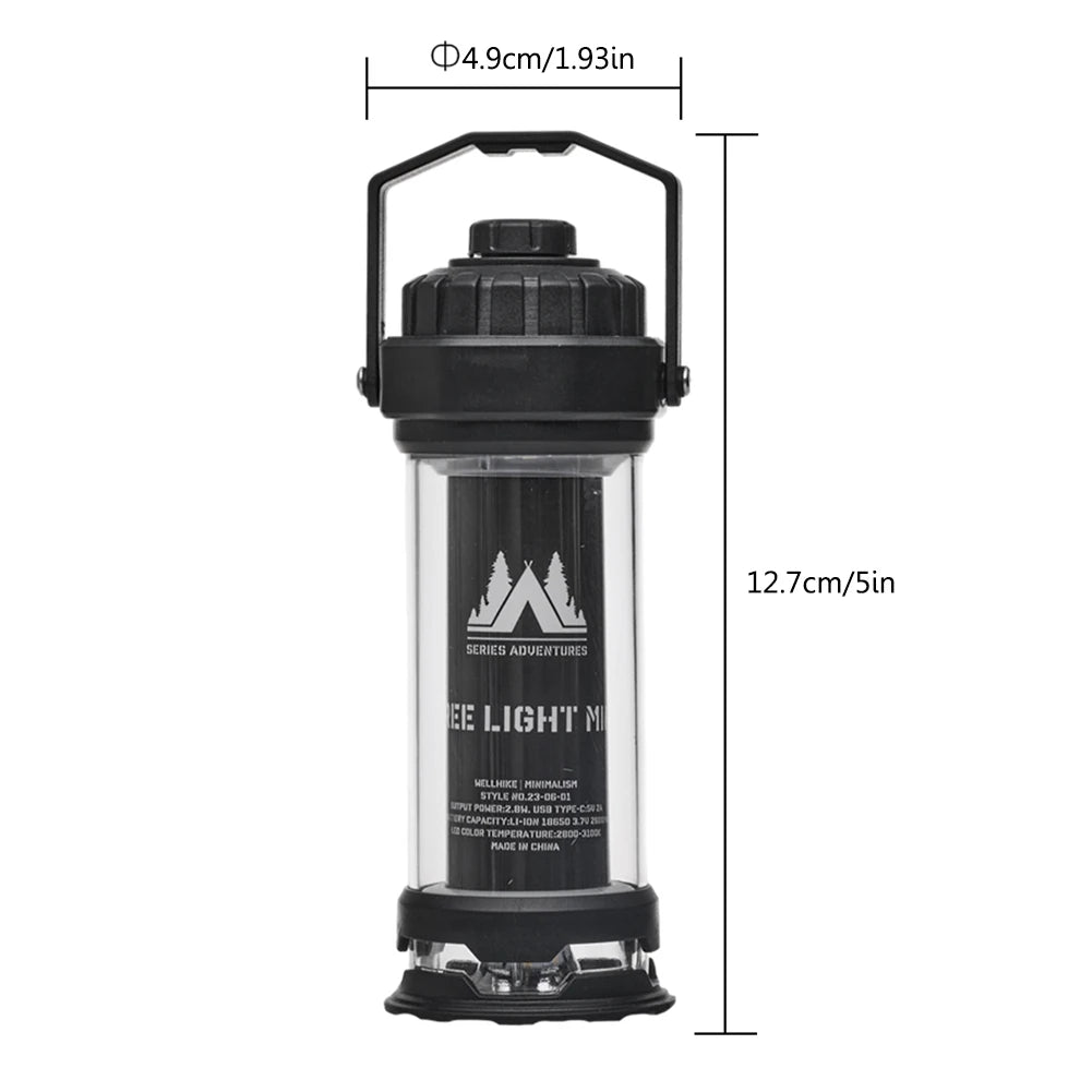 2600mAh Camping Lamp TYPE-C Rechargeable LED