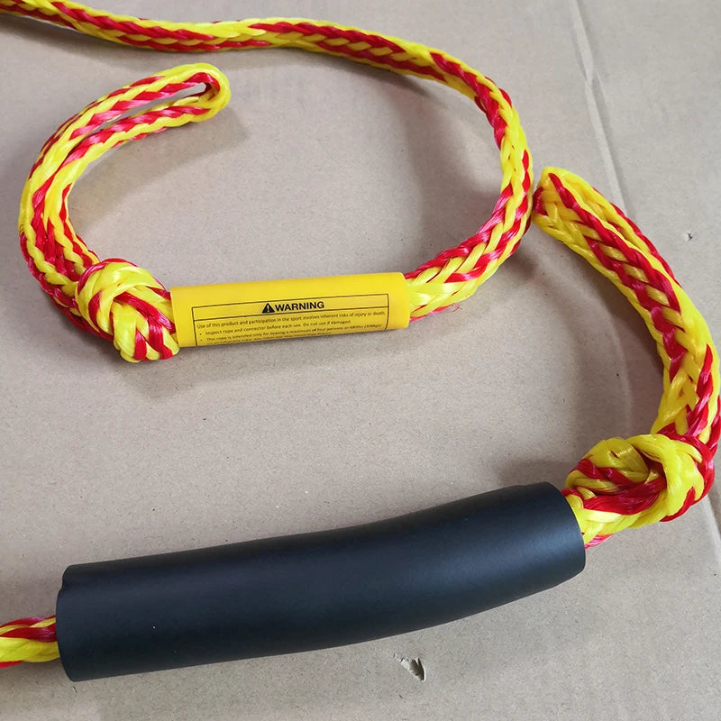 Tow Rope with Foam Buoy, PE Tow Tube, 4K Nylon
