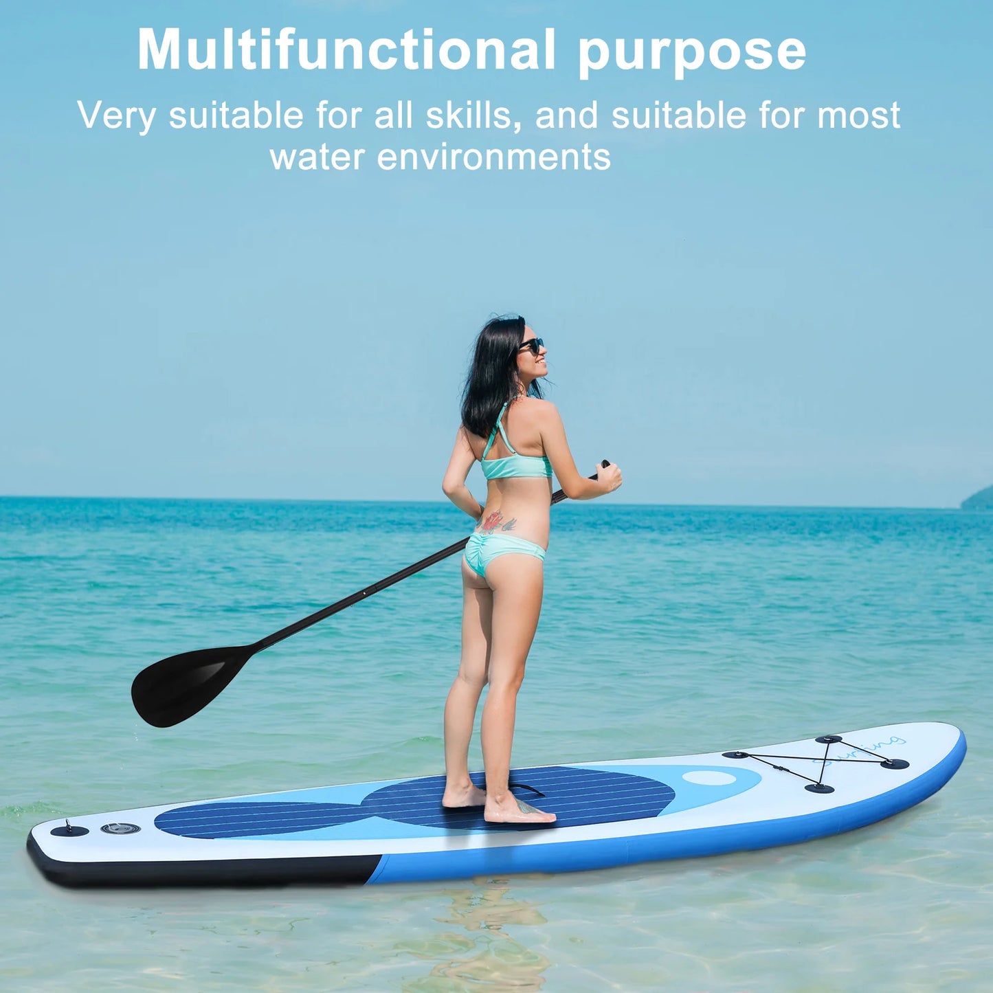 Inflatable Stand Up Paddle Board/129.92" 29.53"5.91" with All Accessories 