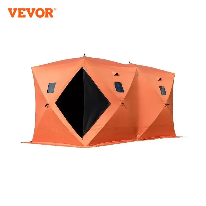 Fishing Tent Warm Awning Pop-Up Waterproof Windproof for Winter