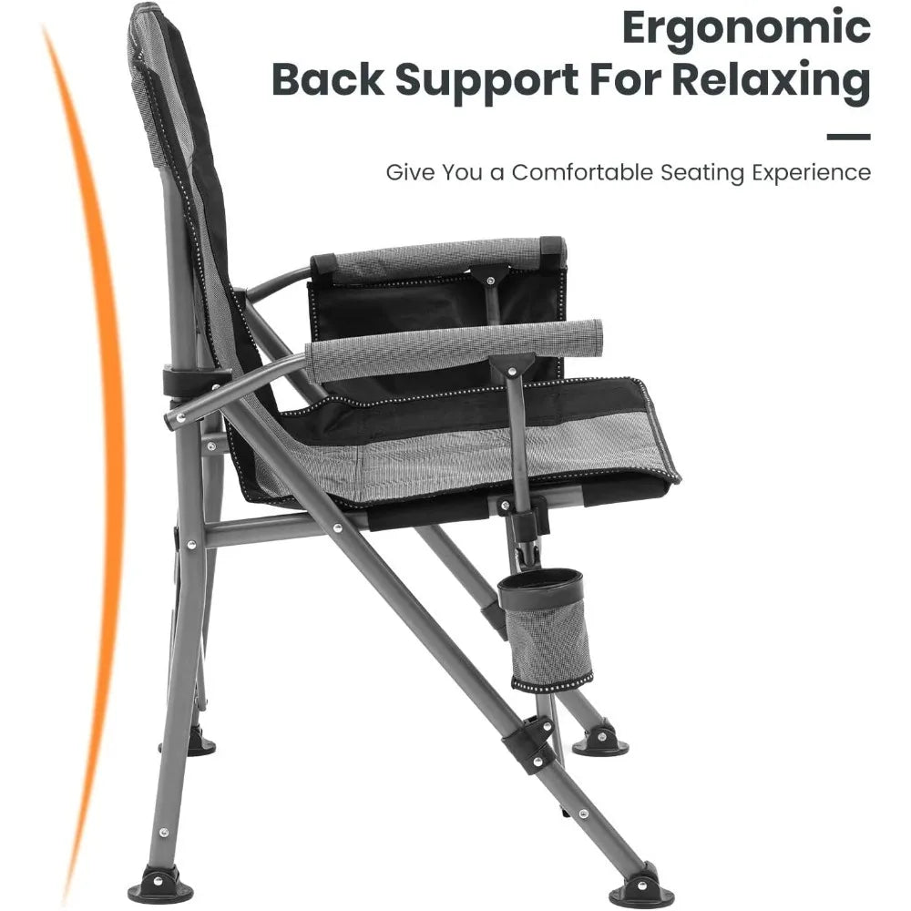 Camping Chair High Back Lawn Chair Heavy Duty