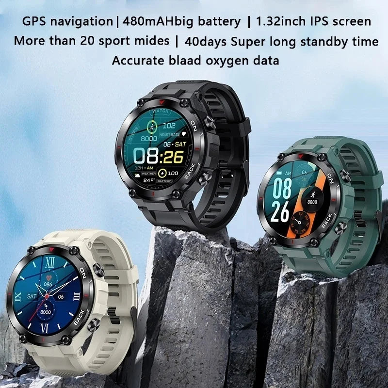 GPS Smart Watch / Sport Fitness / Health Monitor / Android IOS
