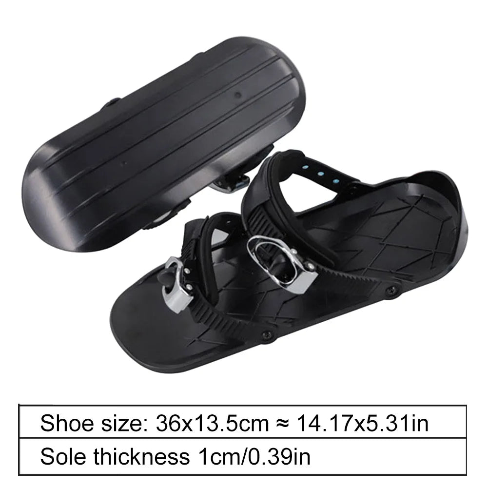 Mini Short Ski Skates Shoes Adjustable