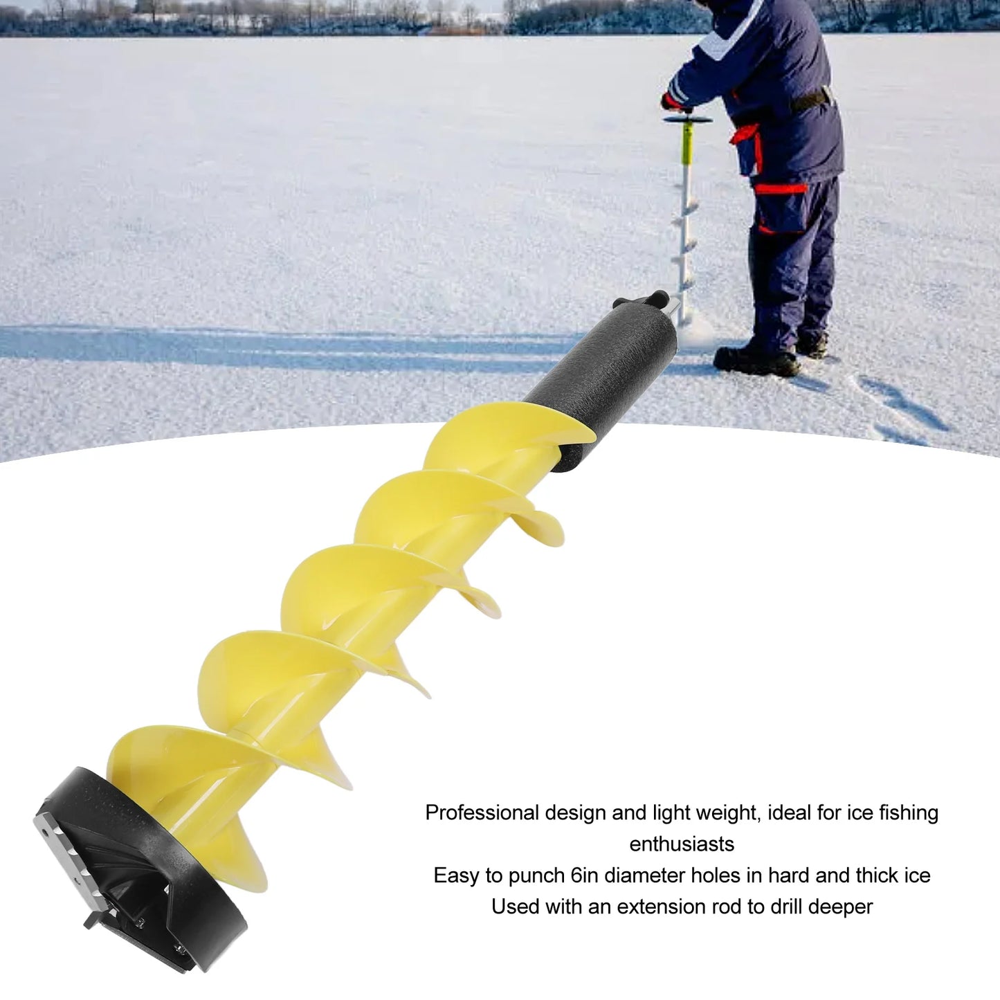Electric Ice Auger, Nylon Cordless Drill