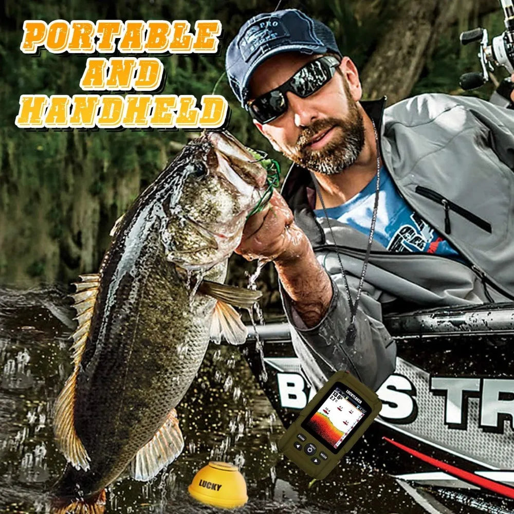 Portable Sonar Fish Finder Waterproof Handheld Wireless