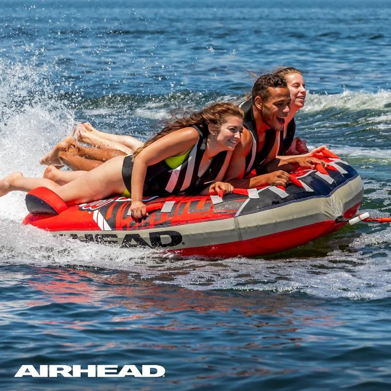 Towable 1-3 Rider Tube / Heavy Duty Full Nylon , EVA Foam Pads, and