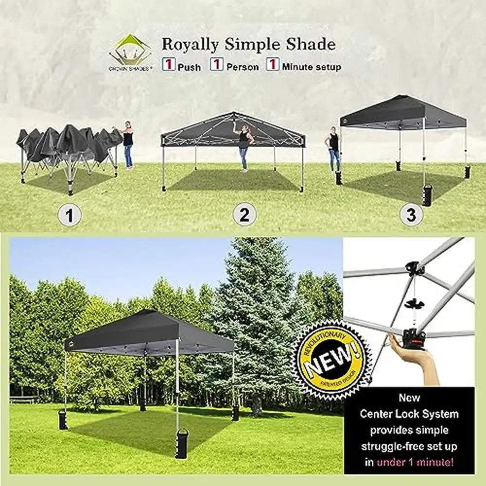 10x10 Pop Up Canopy Tent UV Protection Water Resistant