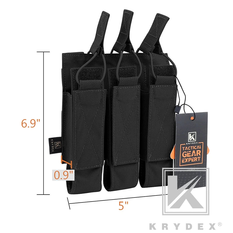 MP5 MP7 Triple Magazine Pouch Tactical Modular For Airsoft Hunting Gear