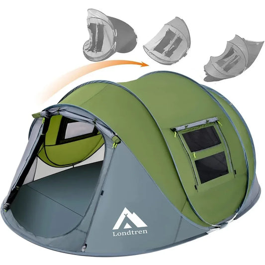 4 Person Easy Pop Up Tent Waterproof Automatic Setup