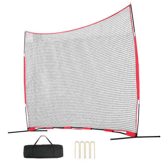 Barricade Backstop Net16x10 ft  Portable Practice Equipment with Carry Bag