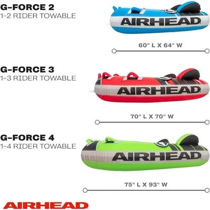 G-Force 3 Towable 1-3 Rider Tube for Boating and Water Sports