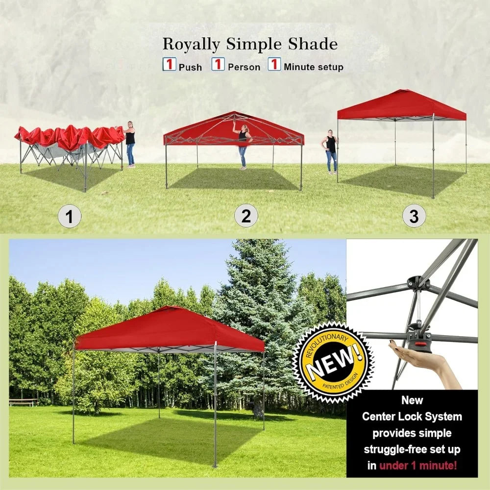 Camping sunshade canopy,10x10 Canopy Tent, Pop Up Beach Tent for Outdoor Shades with Wheeled Bag, 8 Stakes, 4 Ropes,canopy