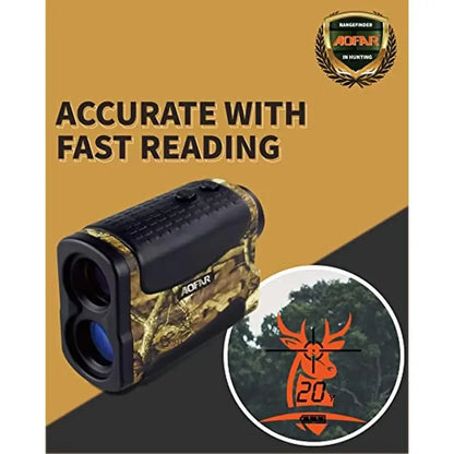 Range Finder 700 Yards Waterproof / Bow Hunting Speed Mode 180g Compact Lightweight
