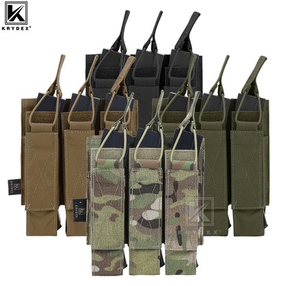 MP5 MP7 Triple Magazine Pouch Tactical Modular For Airsoft Hunting Gear