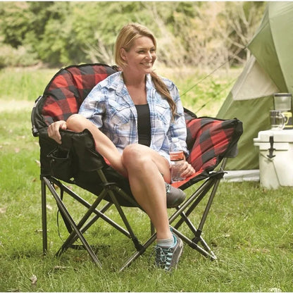 Padded Oversized Folding Camping Chair