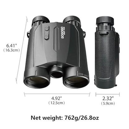 Ultra-Clear Binocular Laser Rangefinder 8x42 1500/2500 Yard / Long Range