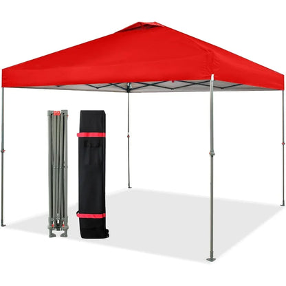 Camping sunshade canopy,10x10 Canopy Tent, Pop Up Beach Tent for Outdoor Shades with Wheeled Bag, 8 Stakes, 4 Ropes,canopy
