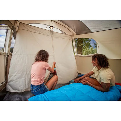 10-Person Weatherproof Camping Tent, with Room Divider