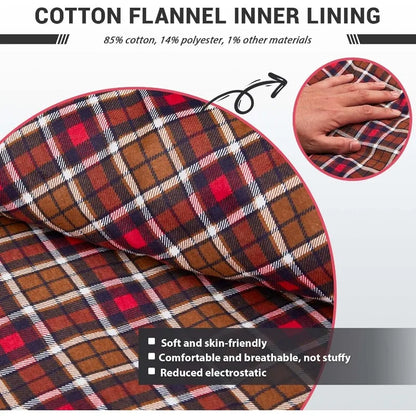 Sleeping Bag , Extra Wide/ Flannel Warm & Cold Weather, Big and Tall,
