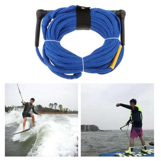 75ft Water Skiing Rope Floating Surf Rope Floatable Wakeboard Water Sport