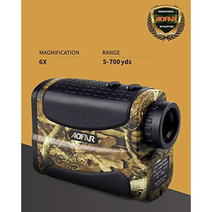 Range Finder 700 Yards Waterproof / Bow Hunting Speed Mode 180g Compact Lightweight