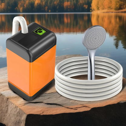 Portable Camping Shower Rechargeable with Temperature Display