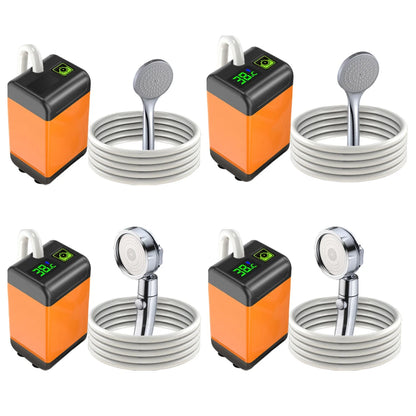 Portable Camping Shower Rechargeable with Temperature Display