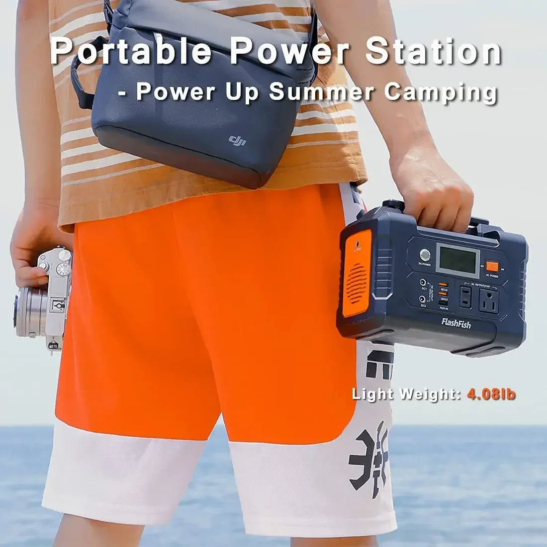 Solar Powered Portable Generator Battery