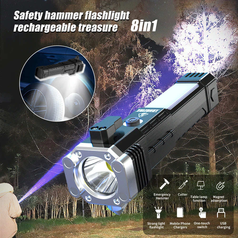 LED Flashlight Safety/ USB Rechargeable /Waterproof Lamp