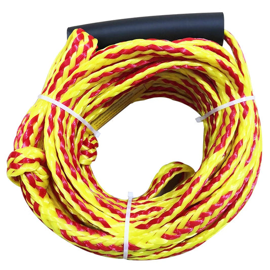 Tow Rope with Foam Buoy, PE Tow Tube, 4K Nylon