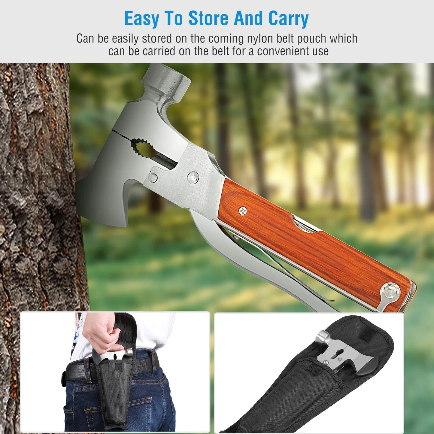 Outdoor Survival Multitool 7in