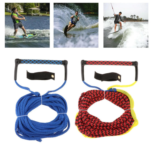 23m Water Ski Tow Rope Harness Handle with Grip