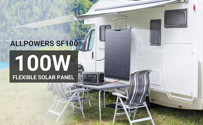 PowerStation With Solar Panel, Battery & Camping Generator